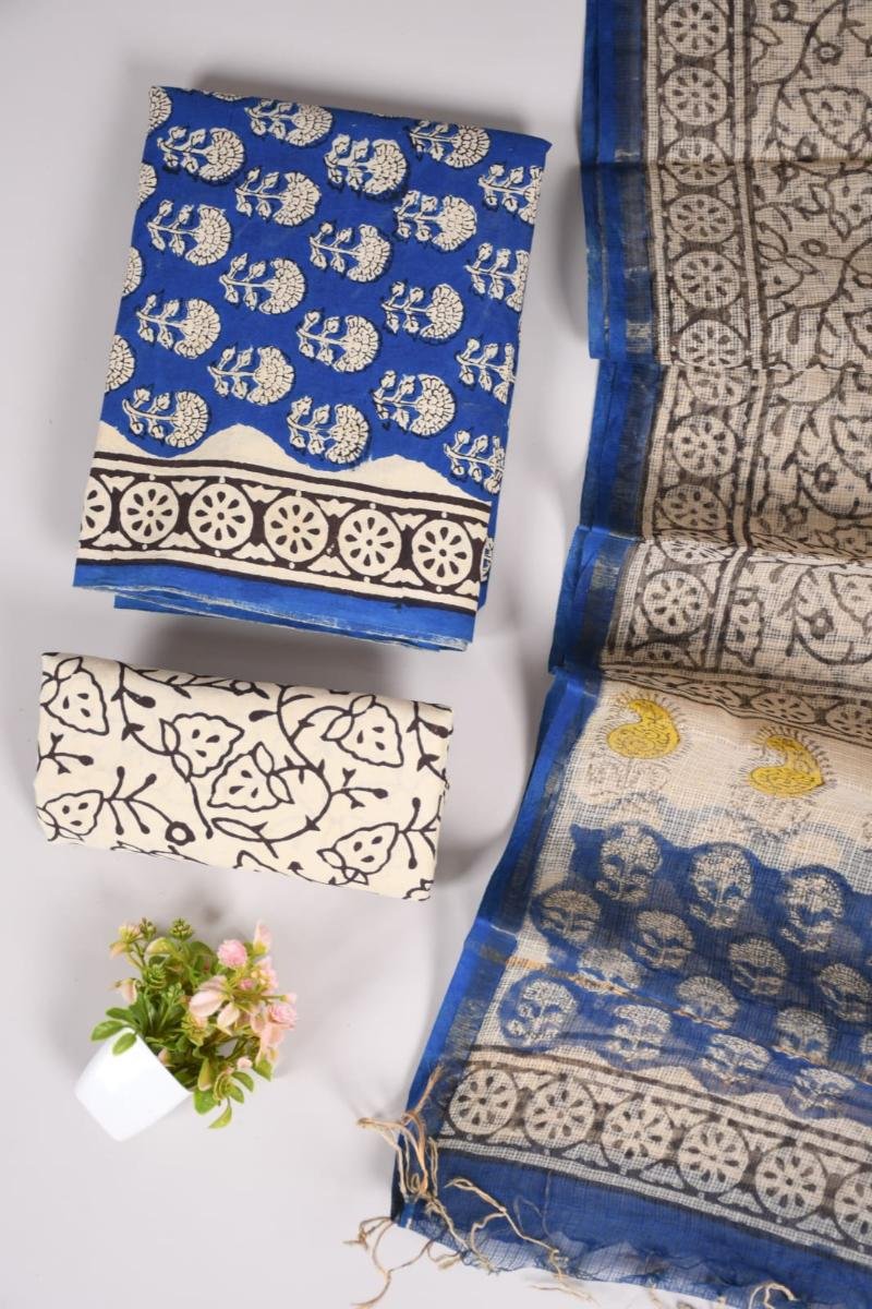 Authentic Raj Office-wear kota dupatta cotton suits - professional ensemble from manufacturer